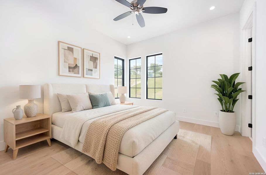 Furnished interior view inside a new home in , San Antonio (Image 28).