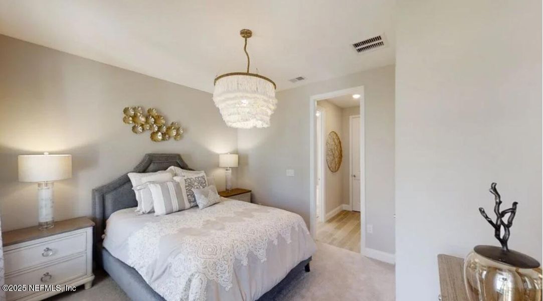 Furnished interior view inside a new home in Edenbrooke at Hyland Trail | 55+: Edenbrooke at Hyland Trail 50s, Green Cove Springs (Image 7). Furnished interior view inside a new home in Edenbrooke at Hyland Trail | 55+: Edenbrooke at Hyland Trail 50s, Green Cove Springs (Image 7).