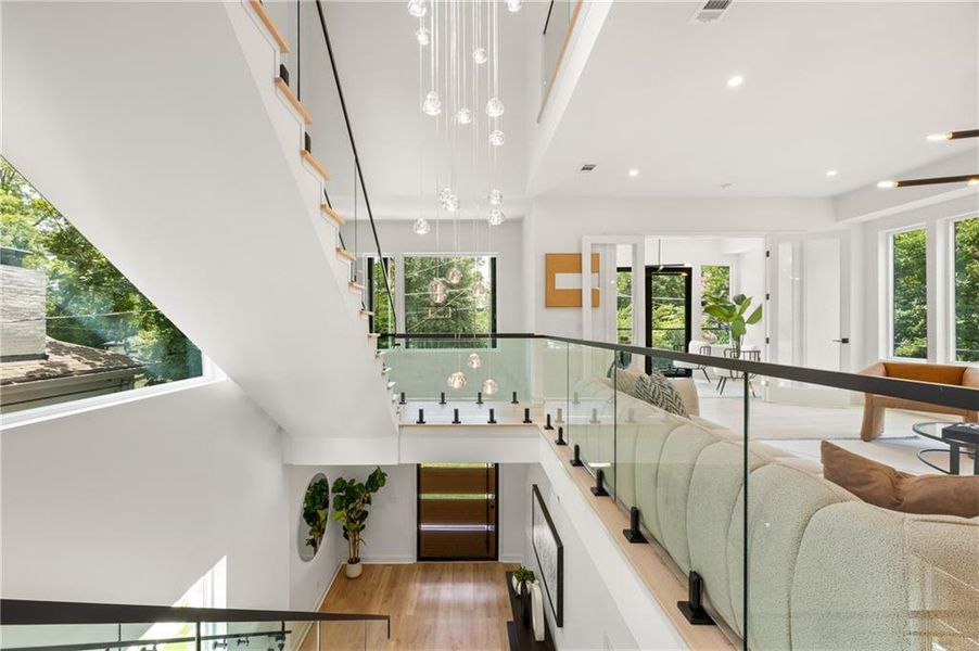 Furnished interior view inside a new home in , Atlanta (Image 16). Furnished interior view inside a new home in , Atlanta (Image 16).