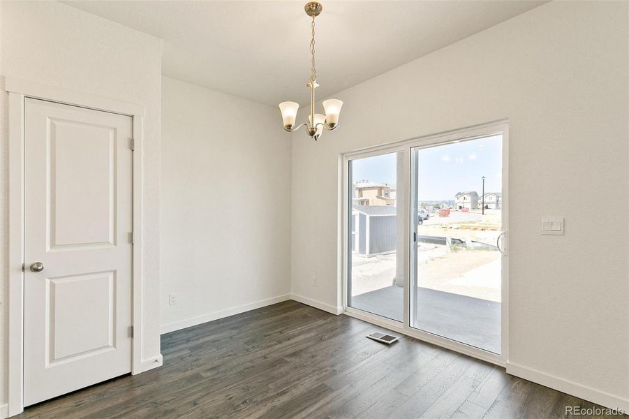 Spacious, unfurnished interior of a new home in The Ridge at Lorson Ranch, Colorado Springs (Image 23).