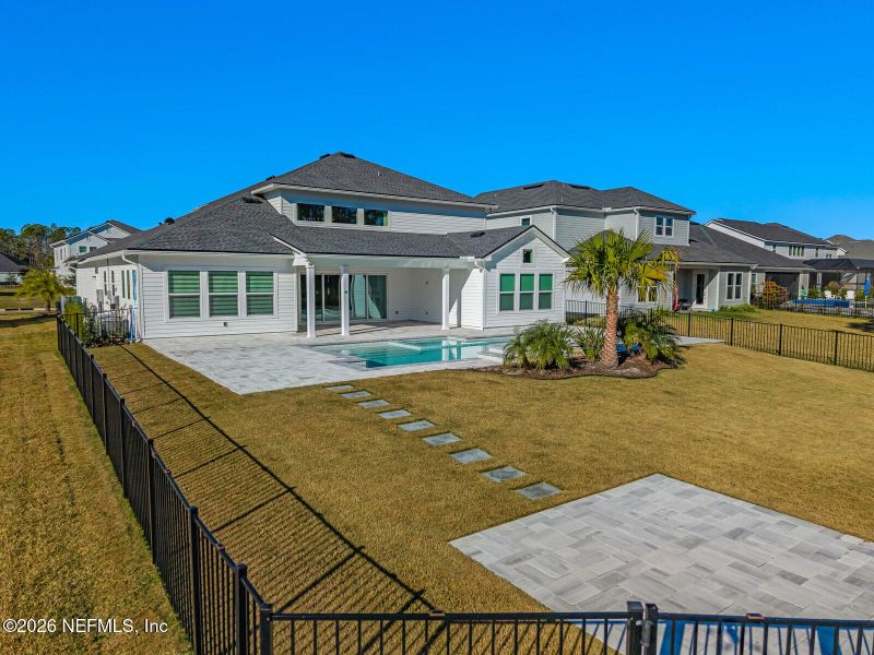 Exterior details and patio area of a home in , Ponte Vedra (Image 29). Exterior details and patio area of a home in , Ponte Vedra (Image 29).