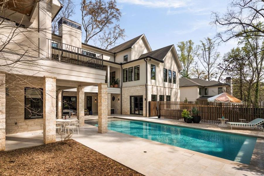 Exterior details and patio area of a home in , Sandy Springs (Image 37).