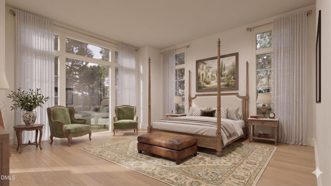 Primary Bedroom Rendering