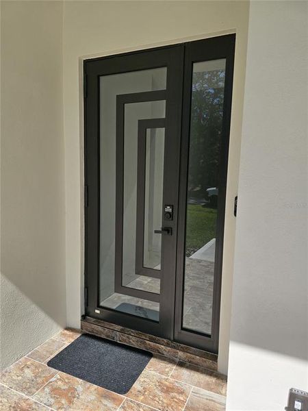 Exterior details and patio area of a home in , Tampa (Image 22).