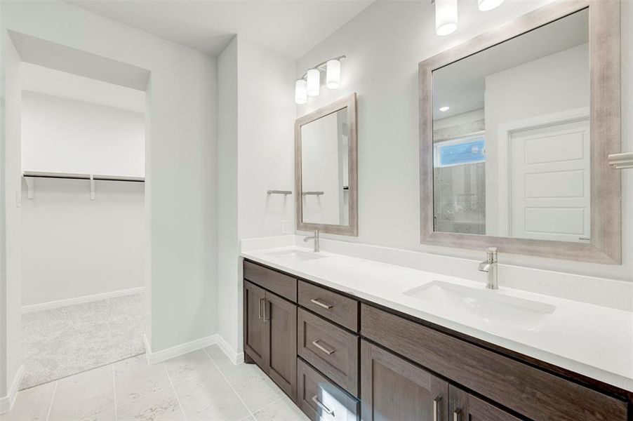 Furnished interior view inside a new home in Painted Tree Woodland West – Cottages, McKinney (Image 9).