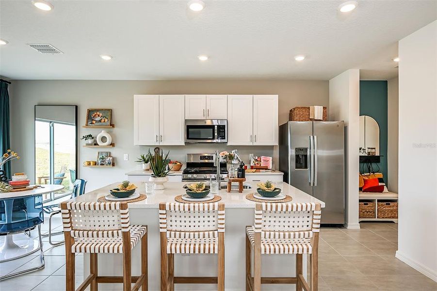 Furnished interior view inside a new home in Waterstone, Groveland (Image 27). Furnished interior view inside a new home in Waterstone, Groveland (Image 27).