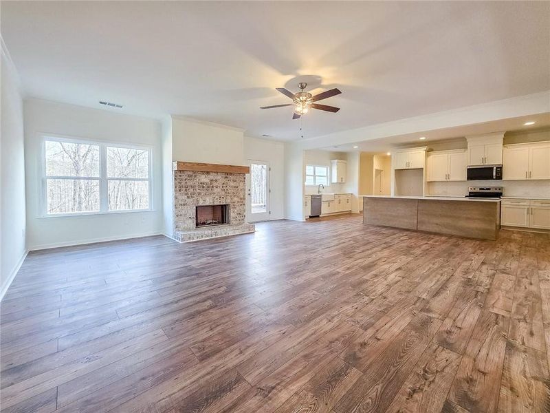 Spacious, unfurnished interior of a new home in , Dawsonville (Image 25).