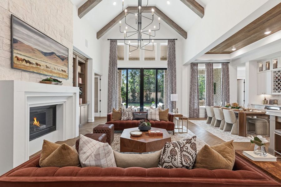 Representative Family Room - some options shown Representative Family Room - some options shown