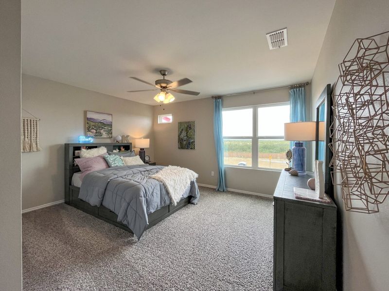 Furnished interior view inside a new home in Villas San Agustin, Laredo (Image 13).