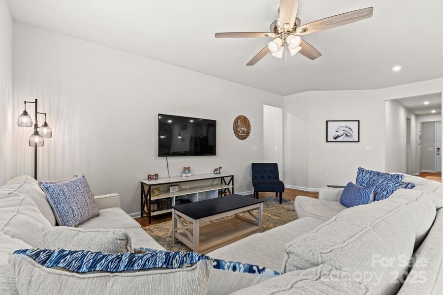 Furnished interior view inside a new home in Waxhaw Landing, Monroe (Image 8).