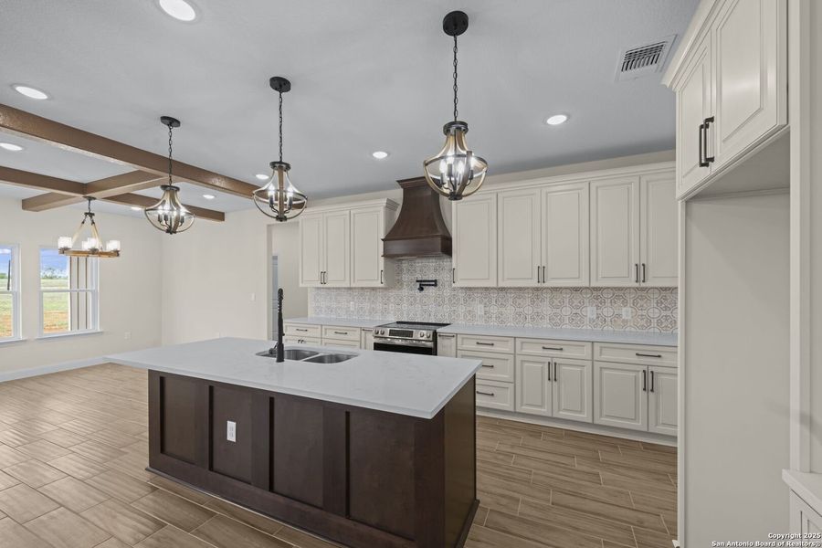 Furnished interior view inside a new home in , Floresville (Image 4).