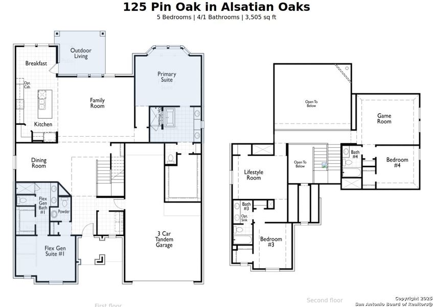 2D floor plan layout of this home in Alsatian Oaks: 60ft. lots, Castroville, TX (Image 2). 2D floor plan layout of this home in Alsatian Oaks: 60ft. lots, Castroville, TX (Image 2).
