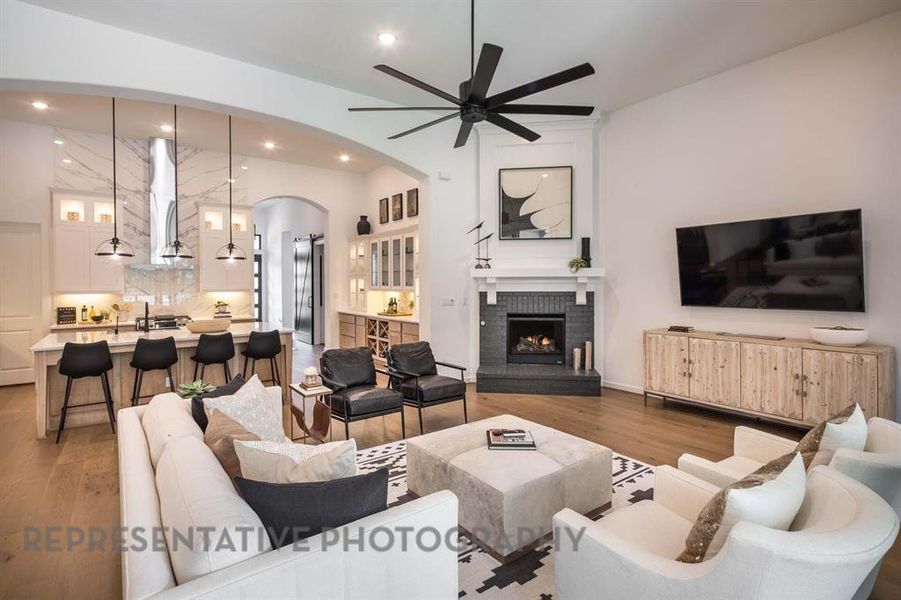 Furnished interior view inside a new home in , Celina (Image 5). Furnished interior view inside a new home in , Celina (Image 5).