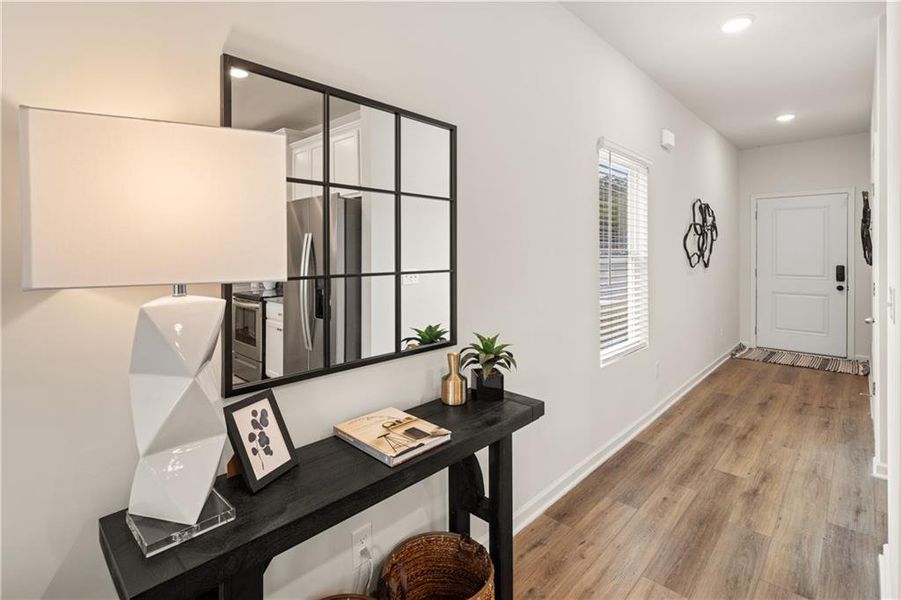 Furnished interior view inside a new home in Sandtown Falls, Atlanta (Image 14). Furnished interior view inside a new home in Sandtown Falls, Atlanta (Image 14).