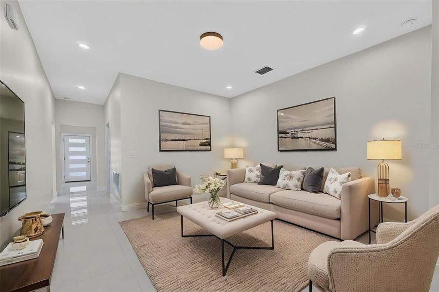 Furnished interior view inside a new home in , Lakeland (Image 35). Furnished interior view inside a new home in , Lakeland (Image 35).