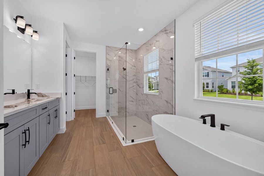 Furnished interior view inside a new home in Headwaters at Lofton Creek, Yulee (Image 6).