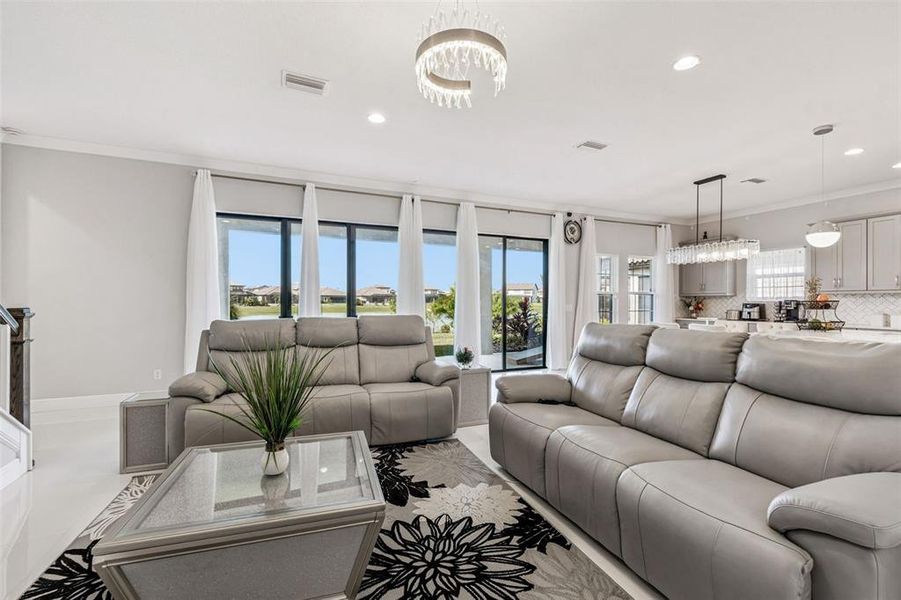 Furnished interior view inside a new home in Mirada, San Antonio (Image 26).