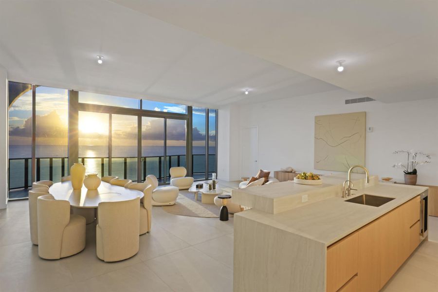 Furnished interior view inside a new home in Casamar, Pompano Beach (Image 39). Furnished interior view inside a new home in Casamar, Pompano Beach (Image 39).