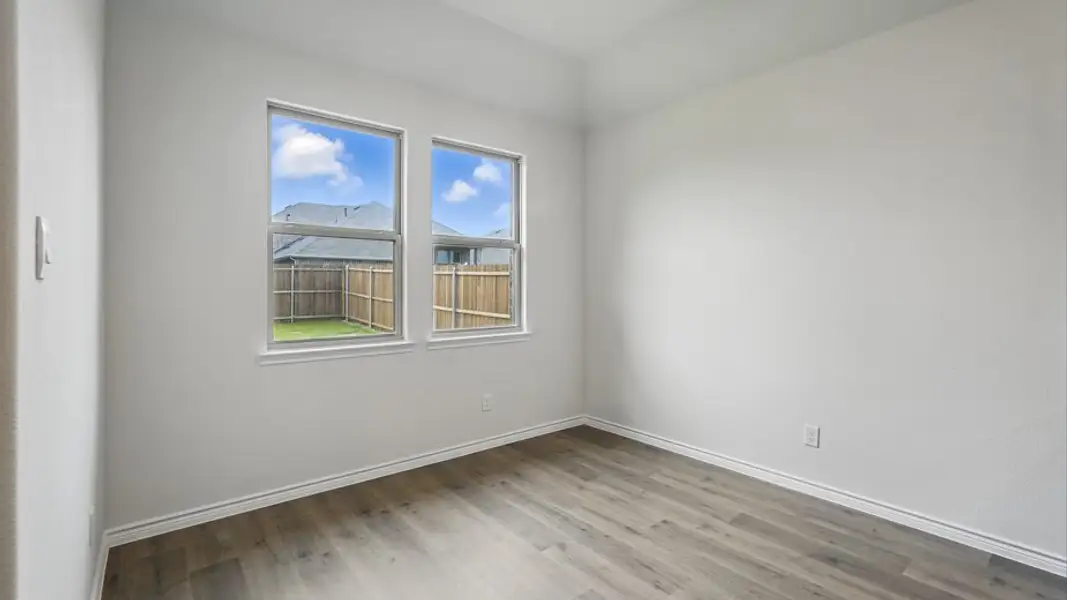 Representative unfurnished interior of a home built from the Brookview by D.R. Horton in Madera, Royse City (Image 18). Representative unfurnished interior of a home built from the Brookview by D.R. Horton in Madera, Royse City (Image 18).