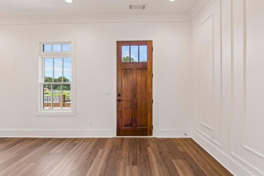 Spacious, unfurnished interior of a new home in Skyview On Broad, Sugar Hill (Image 44). Spacious, unfurnished interior of a new home in Skyview On Broad, Sugar Hill (Image 44).