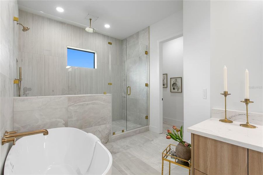 Furnished interior view inside a new home in , Tampa (Image 45).