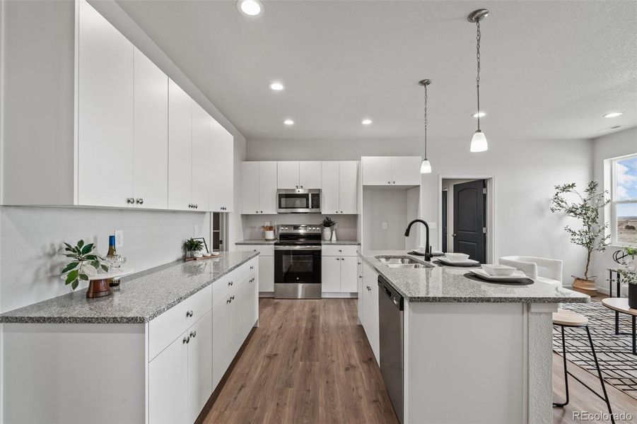 Furnished interior view inside a new home in , Pueblo West (Image 17).
