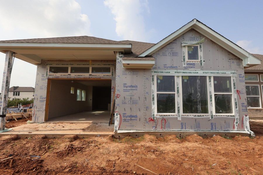 In-progress construction of a new home in Harvest Green - Reserve Collection, Richmond, TX (Image 9).