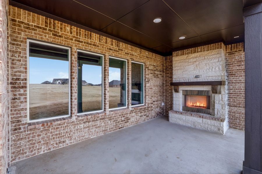 Exterior details and patio area of a home in Creekview Addition, Van Alstyne (Image 21). Exterior details and patio area of a home in Creekview Addition, Van Alstyne (Image 21).