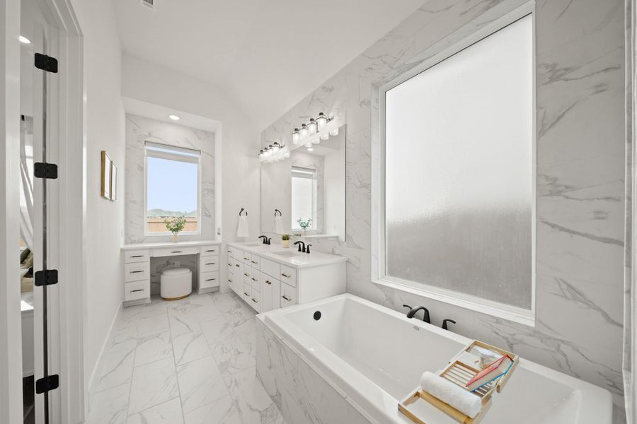 Furnished interior view inside a new home in Sienna, Missouri City (Image 28). Furnished interior view inside a new home in Sienna, Missouri City (Image 28).