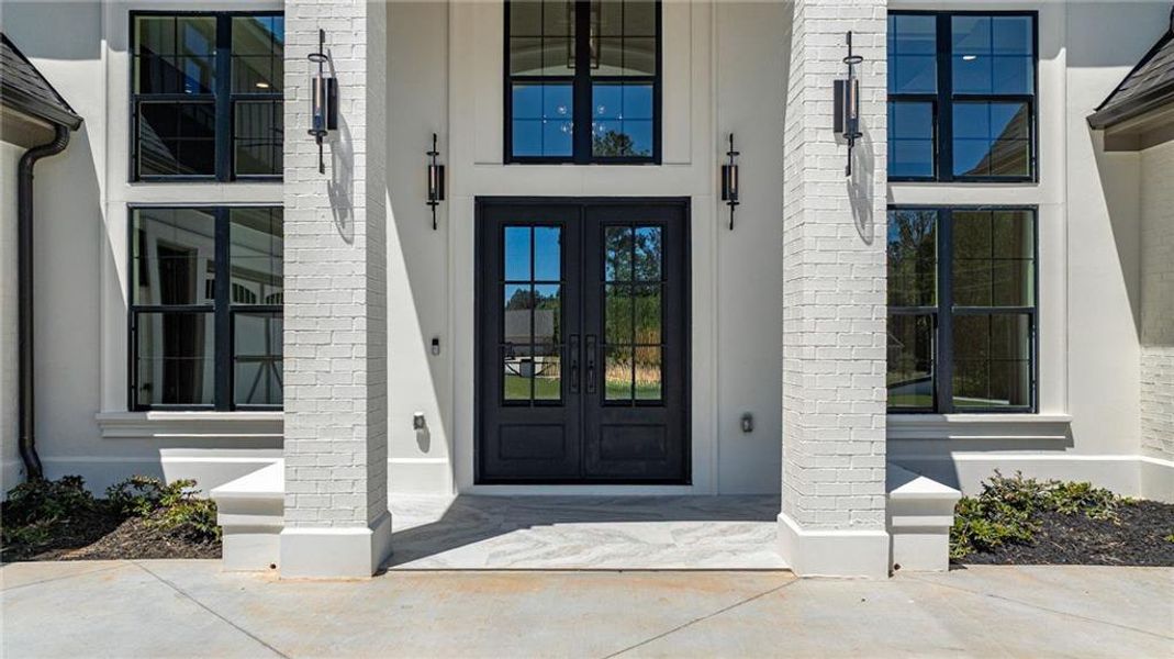 Exterior details and patio area of a home in , Monroe (Image 60).