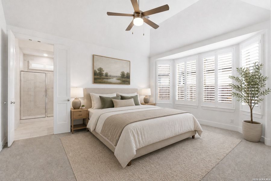 Furnished interior view inside a new home in Veramendi, New Braunfels (Image 5).