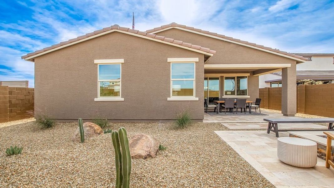 Representative exterior details of a home built from the Harlow by Taylor Morrison in Stonehaven, Glendale (Image 4). Representative exterior details of a home built from the Harlow by Taylor Morrison in Stonehaven, Glendale (Image 4).