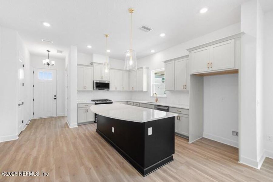 Furnished interior view inside a new home in Brookside at Shearwater, St. Augustine (Image 6). Furnished interior view inside a new home in Brookside at Shearwater, St. Augustine (Image 6).
