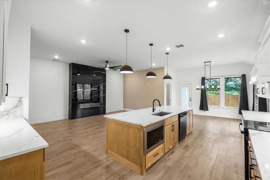 Furnished interior view inside a new home in , Canton (Image 12).