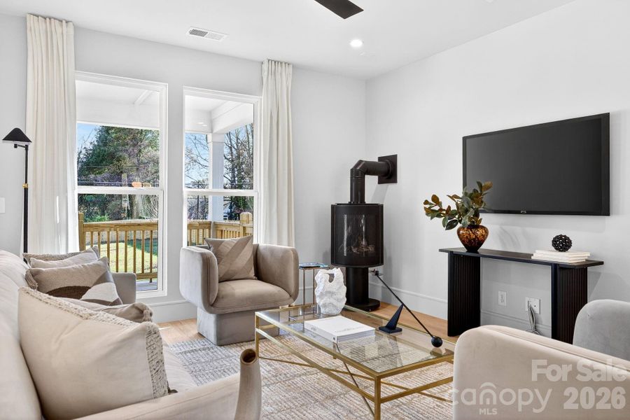 Furnished interior view inside a new home in , Charlotte (Image 5).