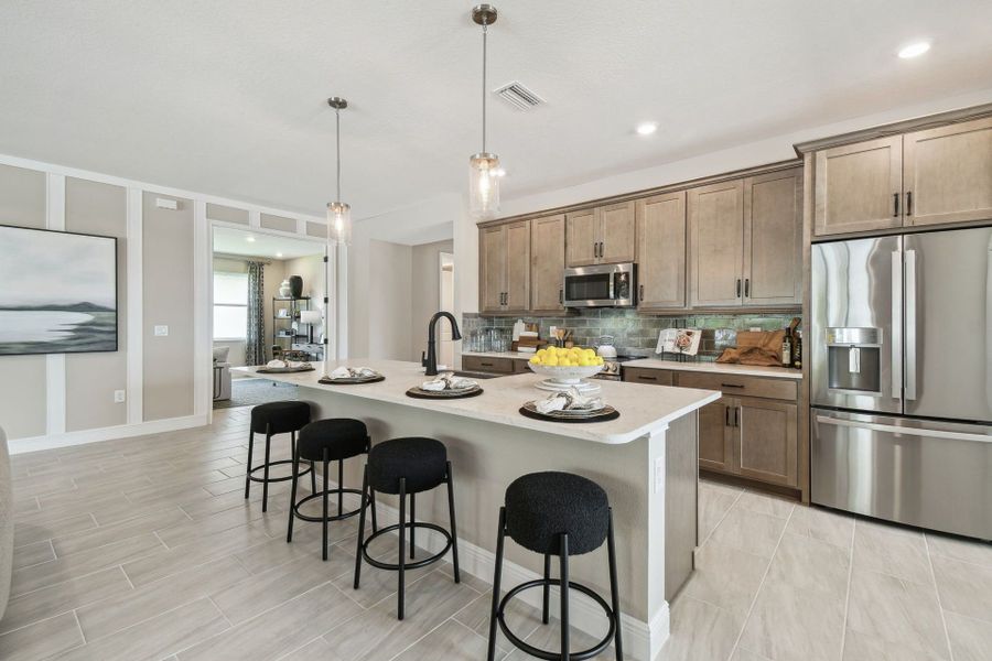 Representative furnished interior of a home built from the Sapphire by William Ryan Homes in Pinecone Reserve, Brooksville (Image 17).