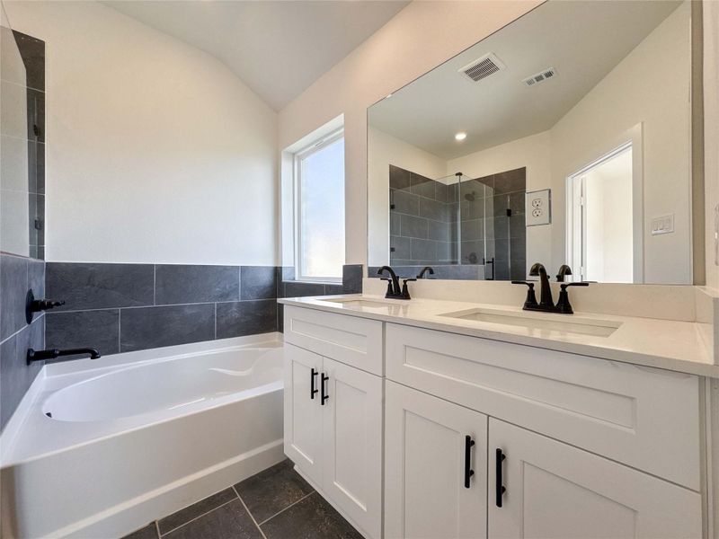 Furnished interior view inside a new home in , Manvel (Image 5).