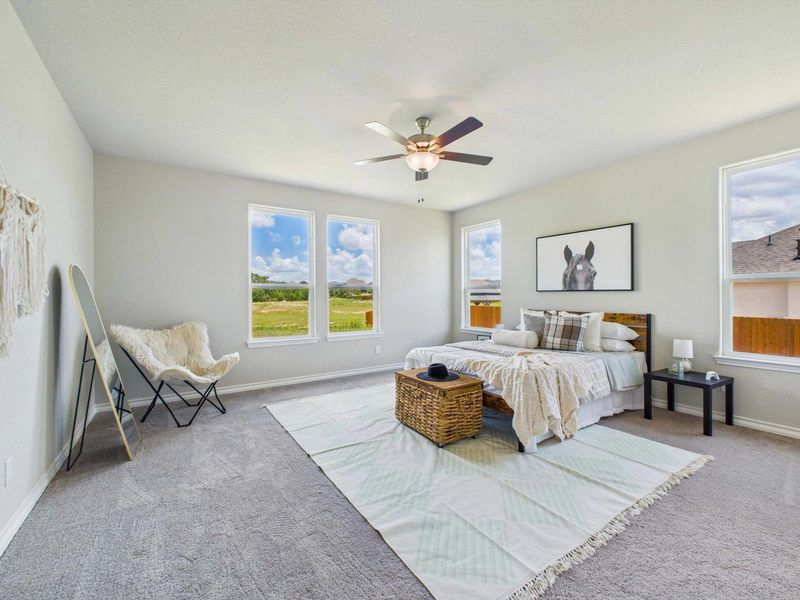 Representative furnished interior of a home built from the The Foster E by Davidson Homes LLC in Potranco Oaks, Castroville (Image 29). Representative furnished interior of a home built from the The Foster E by Davidson Homes LLC in Potranco Oaks, Castroville (Image 29).