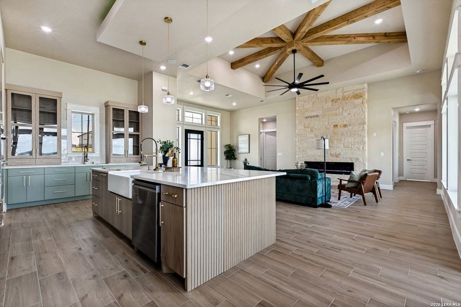 Furnished interior view inside a new home in , La Vernia (Image 30).