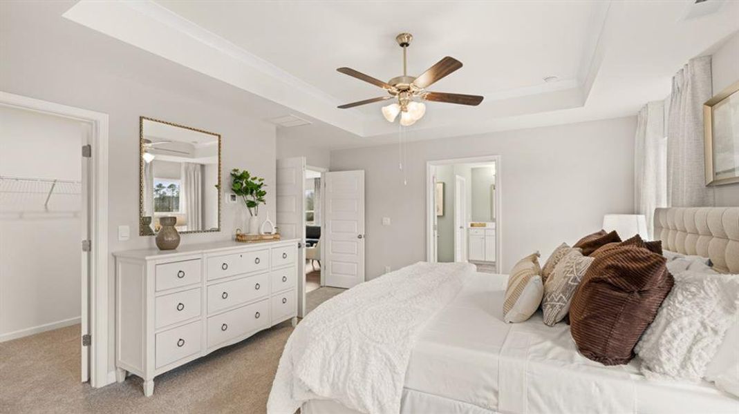 Furnished interior view inside a new home in Heritage Pointe, Senoia (Image 34).