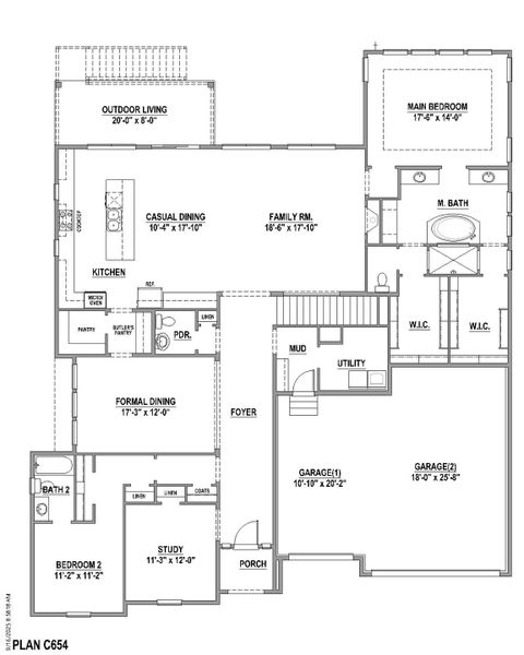 Plan C654 1st Floor Plan C654 1st Floor