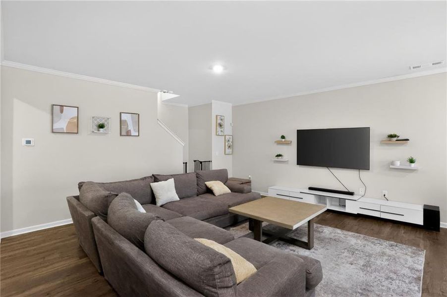 Furnished interior view inside a new home in , Buford (Image 17).