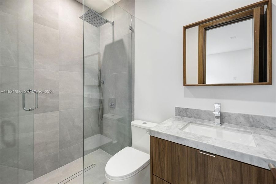 Furnished interior view inside a new home in , Miami (Image 13).