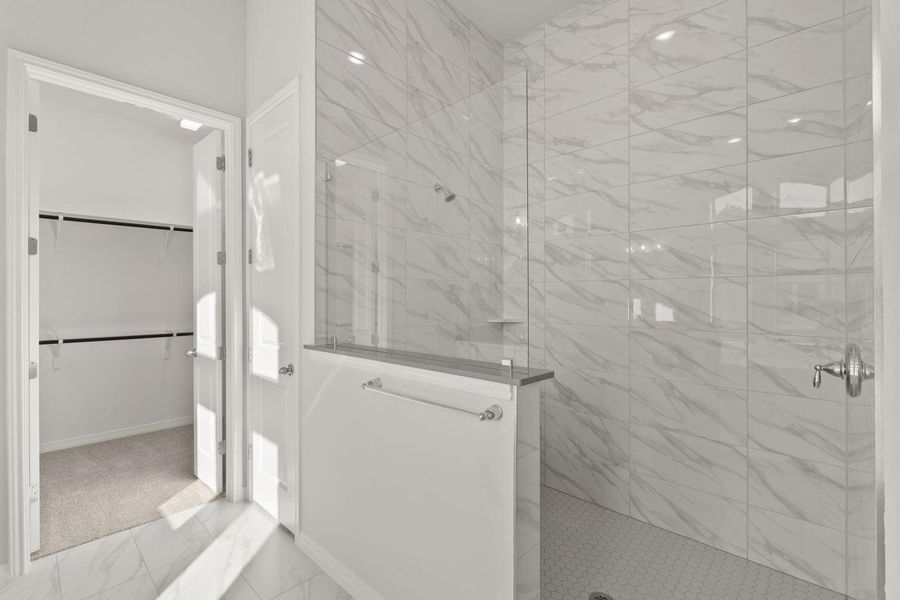 Walk-in Shower in Primary Bath