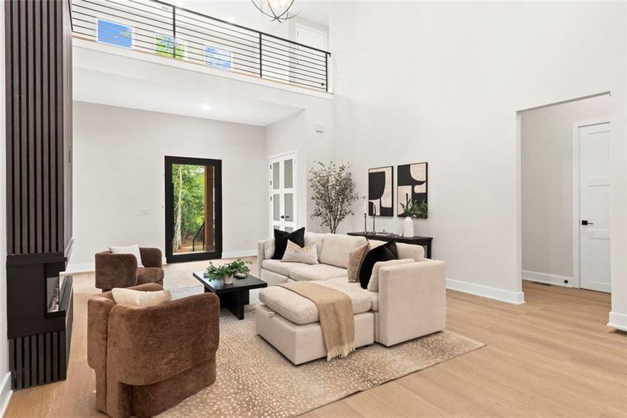 Furnished interior view inside a new home in , Fairburn (Image 12).