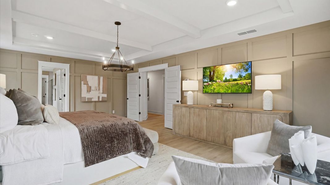 Representative furnished interior of a home built from the Stonefield by DRB Homes in Northcroft, Loganville (Image 39).