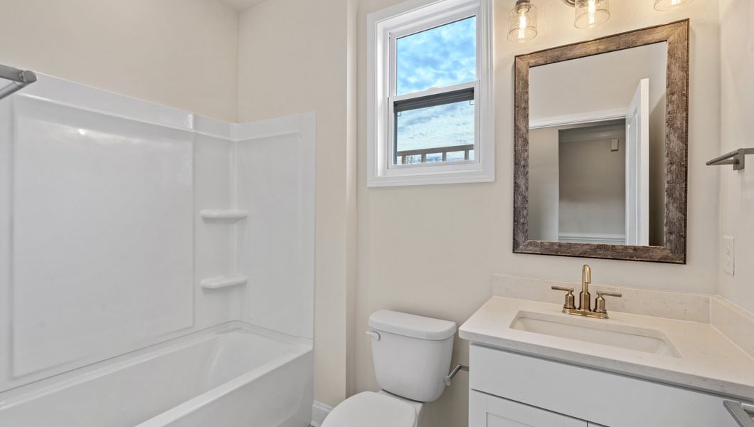 Representative furnished interior of a home built from the BRISTOL by D.R. Horton in Whitehawk Meadows, Travelers Rest (Image 6).
