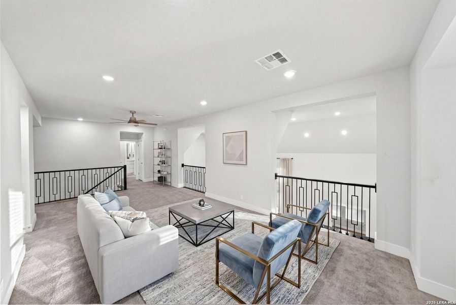 Furnished interior view inside a new home in Ventana, Bulverde (Image 49).