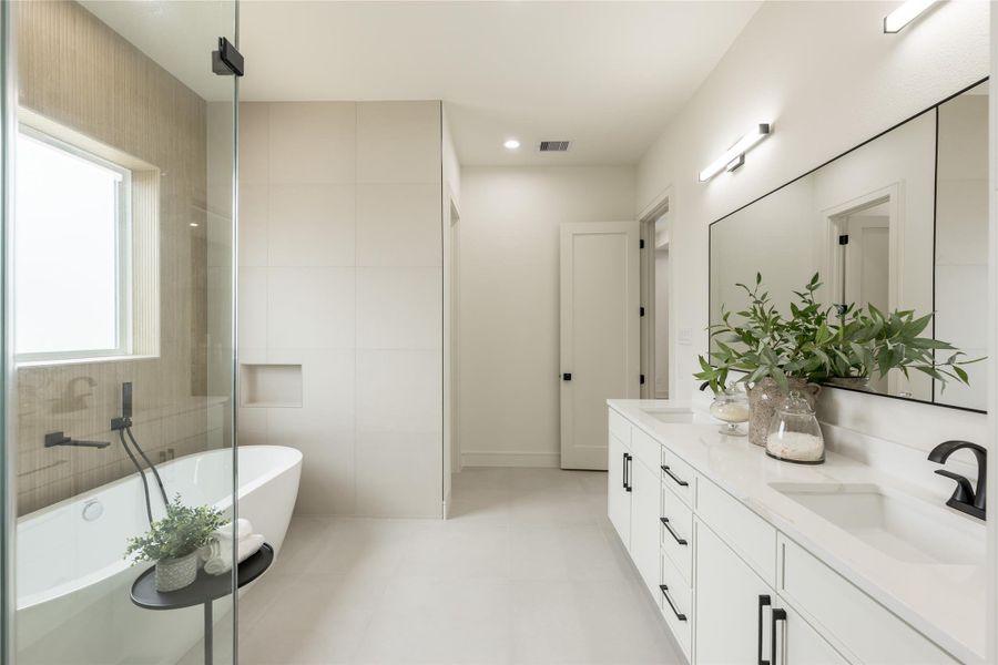 Furnished interior view inside a new home in , Houston (Image 28).