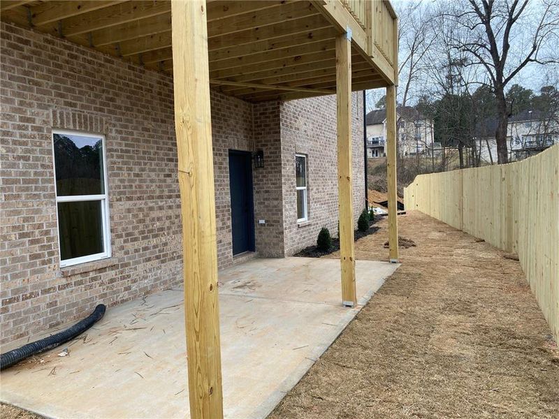 Exterior details and patio area of a home in , Lawrenceville (Image 32).